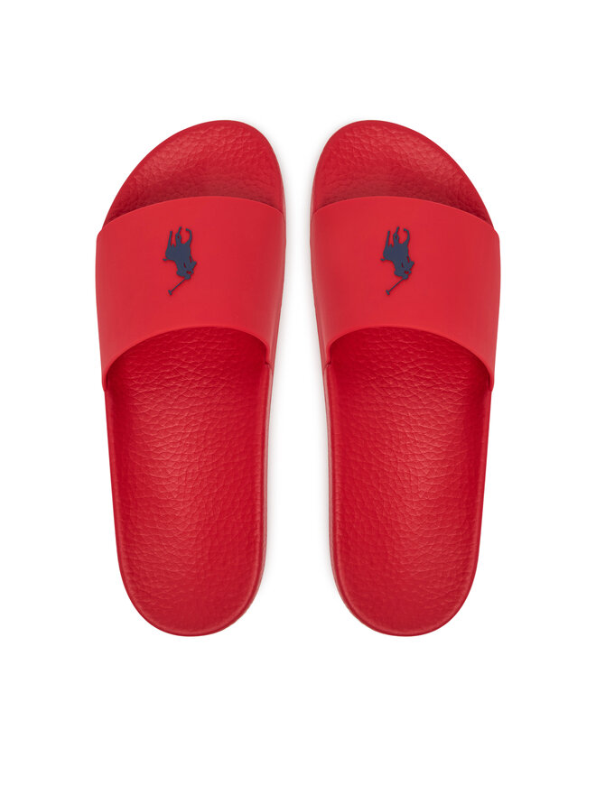 Polo Ralph Lauren Pantoletten Polo Ralph Lauren Signature Pony 809961001003 Rot
