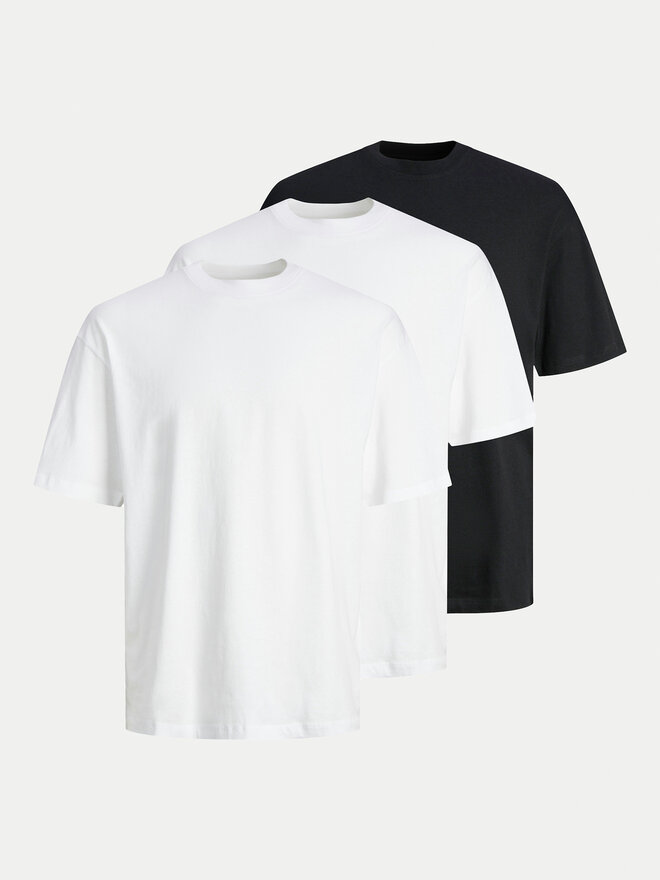 Jack&Jones Jack&Jones 3er-Set T-Shirts Hugo 12284202 Bunt Loose Fit