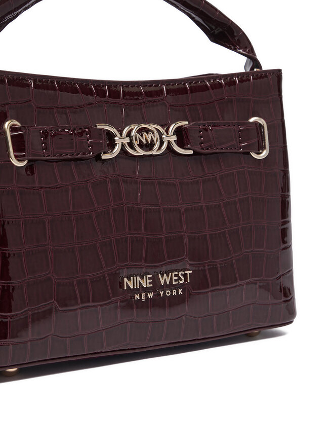 Nine West Handtasche Nine West EO-CITY GRACE-LDA9420 CROCO Braun