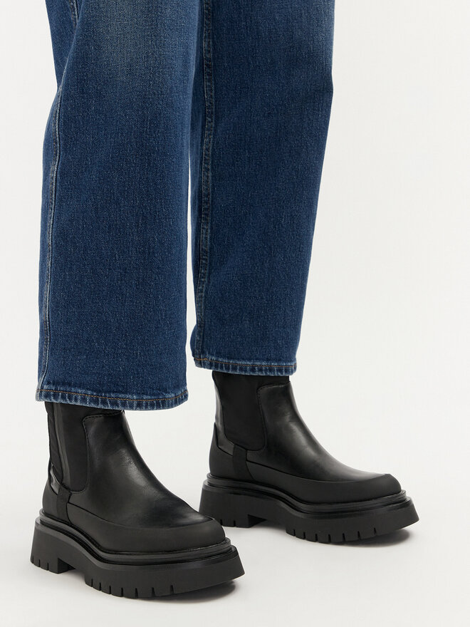 Pepe Jeans Botine Pepe Jeans PLS50528 Negru