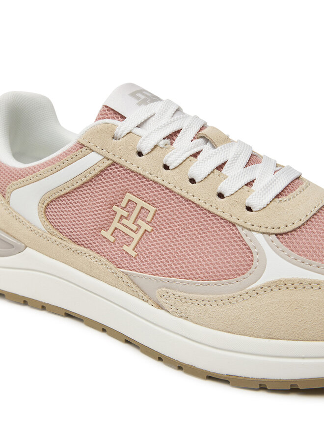 Tommy Hilfiger Sneakersy Tommy Hilfiger Casual Fashion Runner Mix FW0FW08324 Kolorowy