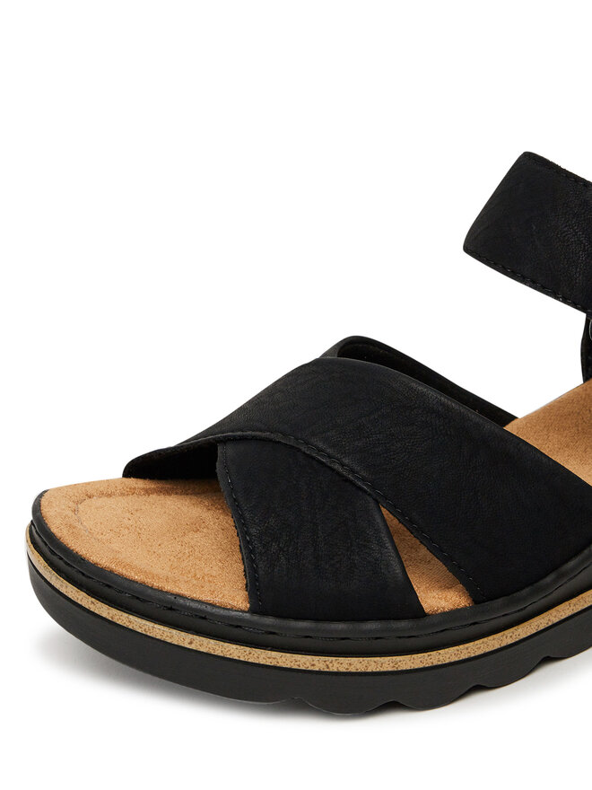 Rieker Sandalen Rieker 67463-00 Schwarz