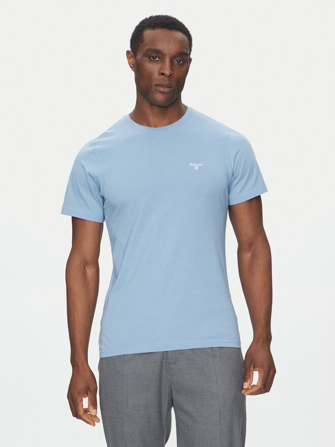 Barbour Barbour T-Shirt Essential Sports MTS0331BL33 Blau Tailored Fit
