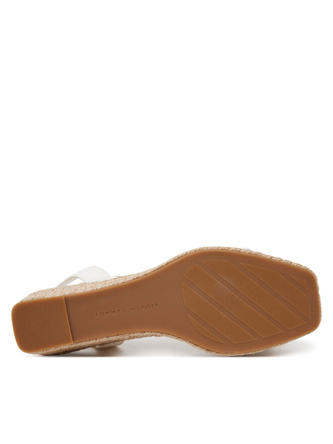 Tommy Hilfiger Espadryle Tommy Hilfiger Tommy Hilfiger Espad Mid Wedge FW0FW08805 Écru