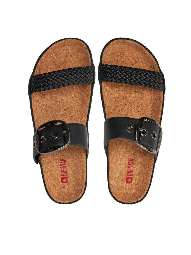 Big Star Shoes Шльопанці Big Star Shoes JJ274730 Чорний