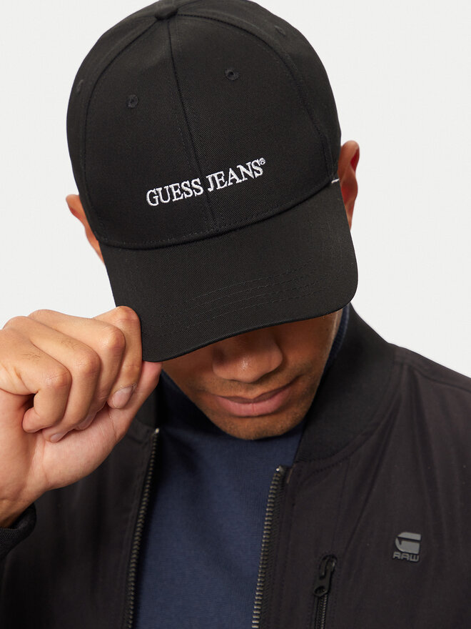 Guess Jeans Καπέλο Jockey Guess Jeans M4BZ26 WF8V1 Μαύρο