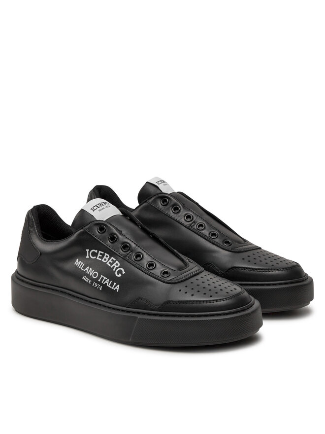 Iceberg Sneakersy Iceberg IU1701 Černá