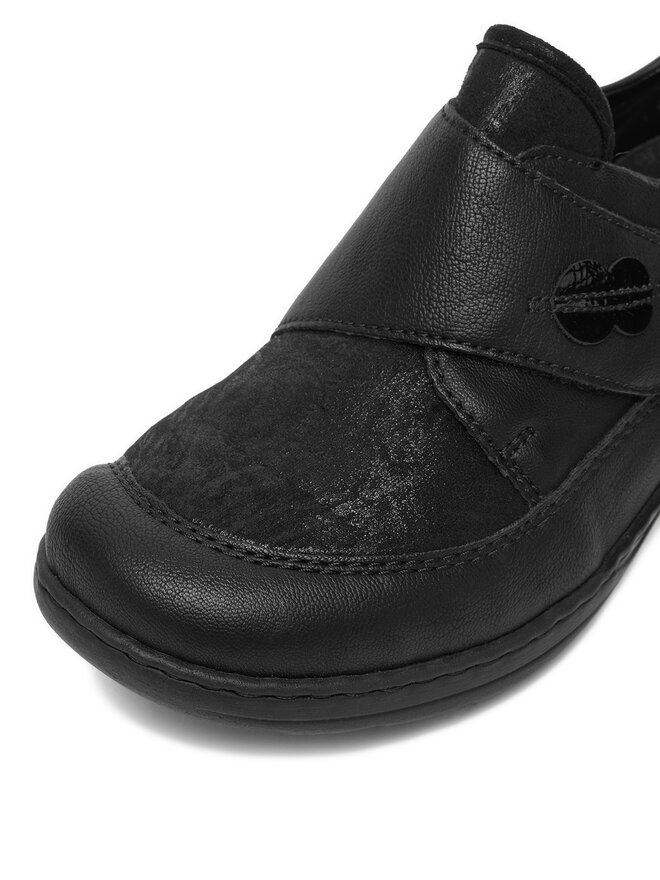 Rieker Polobotky Rieker 48954-00 Černá