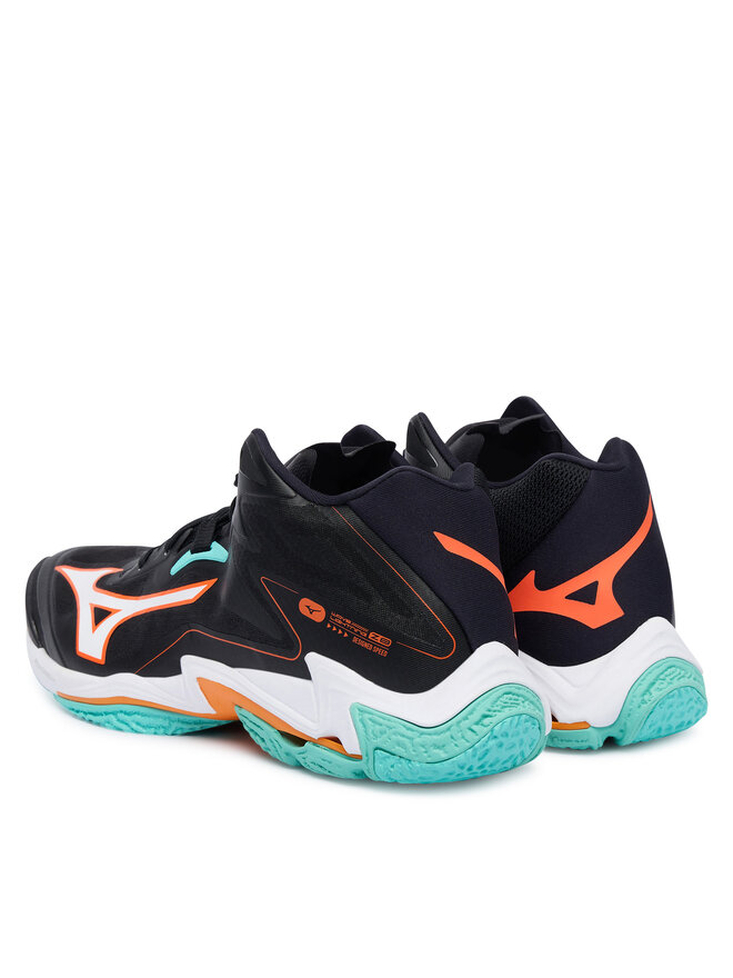 Mizuno Zāles apavi Mizuno Wave Lightning Z8 Mid V1GA2405 Melns