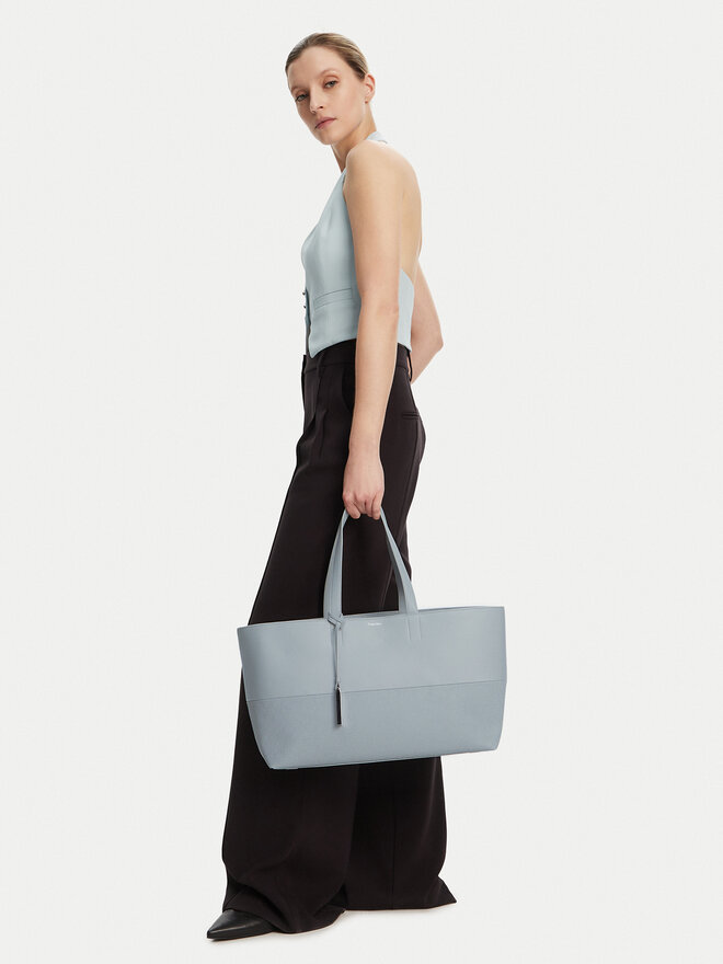 Calvin Klein Дамска чанта Calvin Klein Ck Mixmedia Shopper_Mono K60K613166 Сив
