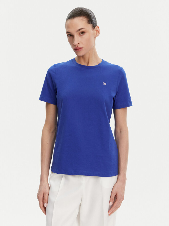 Tommy Hilfiger Tommy Hilfiger Camiseta WW0WW45522 Azul Regular Fit
