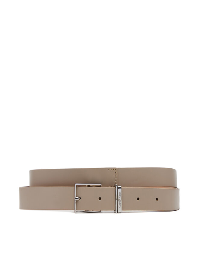 Calvin Klein Ženski pas Calvin Klein Branded Loop Square Belt 2.5 K60K612866 Bež