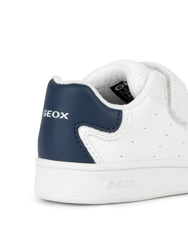 Geox Sneakersy Geox B Eclyper Boy B365LA 000BC C0899 Biela
