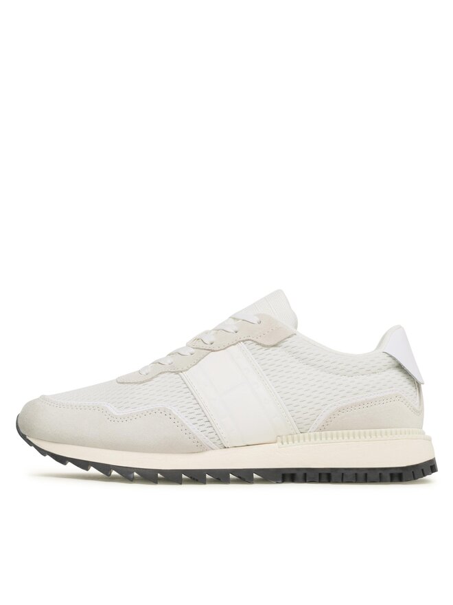 Tommy Jeans Sneakers Tommy Jeans Runner Mix Material EM0EM01167 Weiß