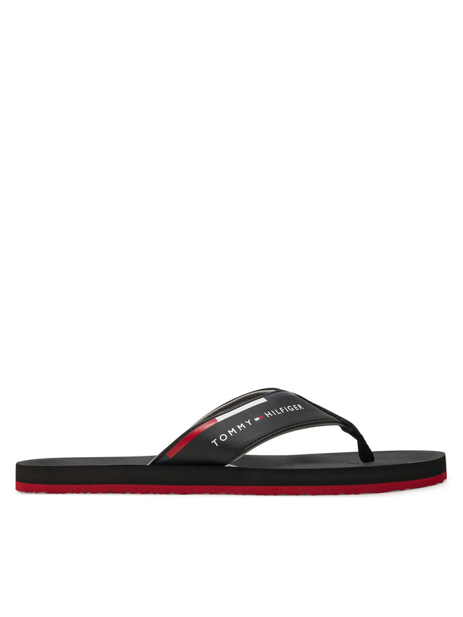 Tommy Hilfiger Žabky Tommy Hilfiger Comfort Hilfiger Beach Sandal FM0FM05096 Čierna