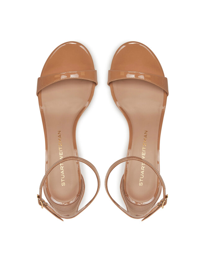 Stuart Weitzman Sandale Stuart Weitzman Nudist Block 75 SJ983 Bež