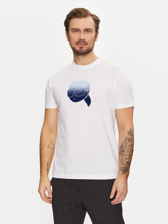 KARL LAGERFELD KARL LAGERFELD T-Shirt 755426 551242 Weiß Regular Fit