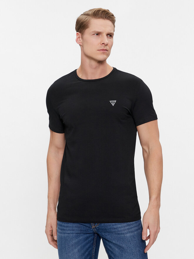 Guess Guess 2 marškinėlių komplektas U97G02 KCD31 Juoda Regular Fit