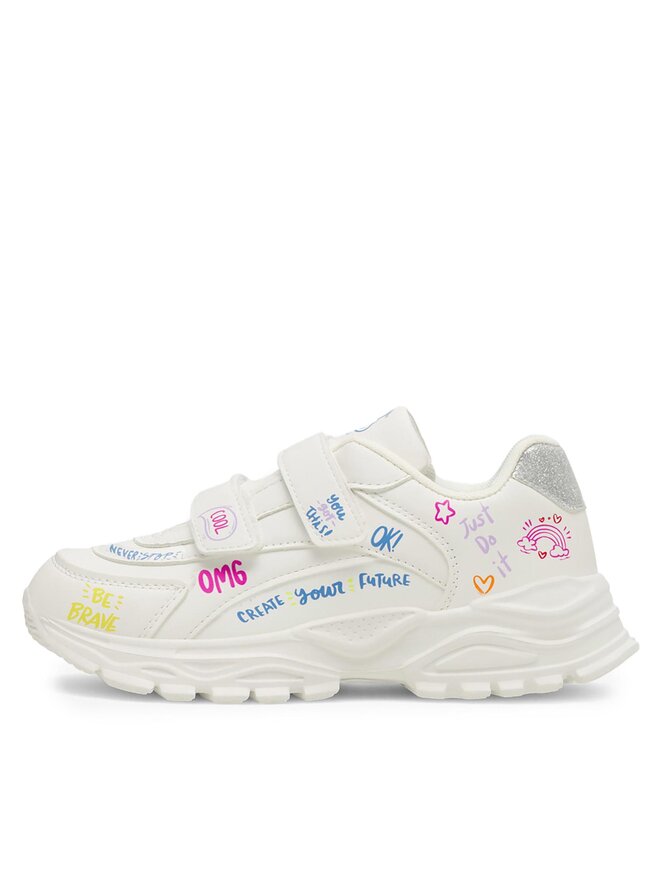 Nelli Blu Sneakersy Nelli Blu AVO-19627-002 Biela