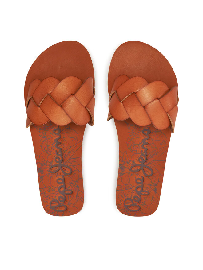 Pepe Jeans Pantoletten Pepe Jeans Bali Braided PLS70148 Braun