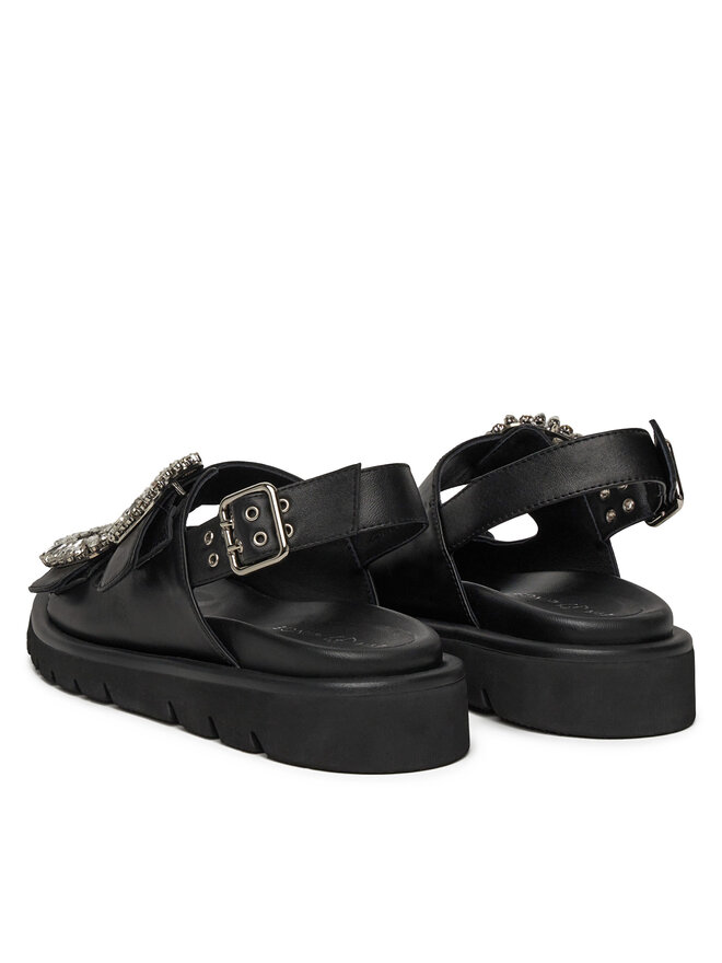 Eva Minge Sandalen Eva Minge SNOWDROP-I75-563 Schwarz