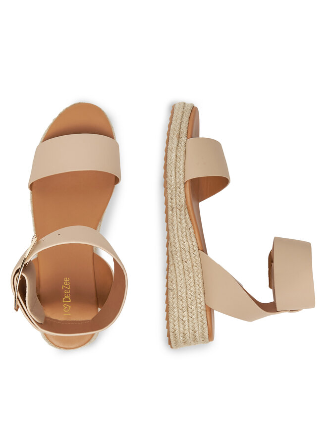 DeeZee Espadrilky DeeZee QS276-1 Béžová