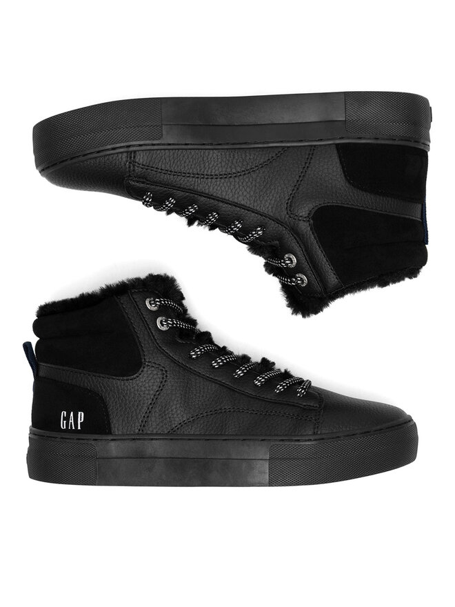Gap Сникърси Gap PORTLAND CUP MID W GP505011AW-BKBK Черен