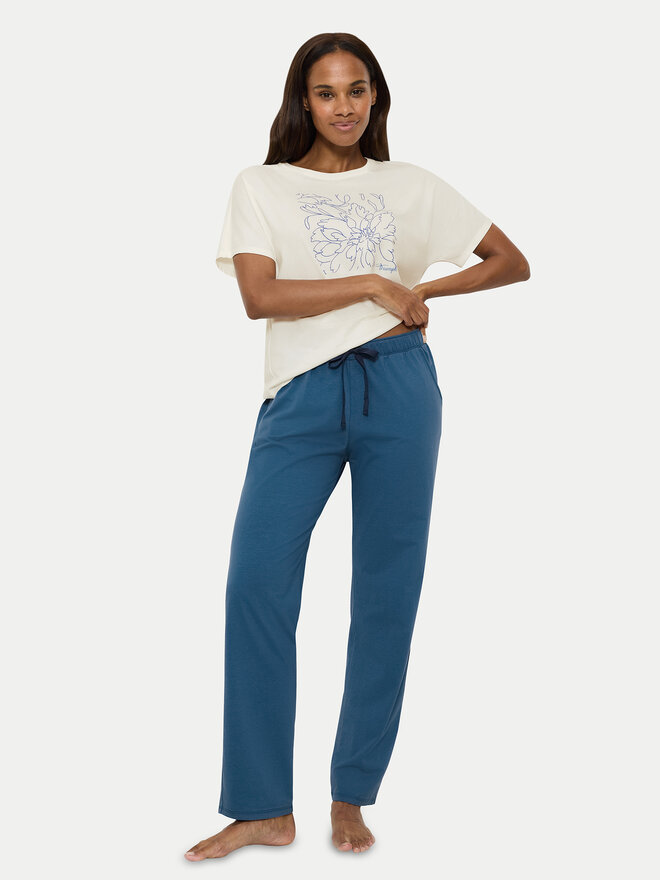 Triumph Triumph Pyjamahose Mix & Match 10222619 Dunkelblau Regular Fit