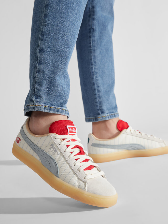 Puma Snīkeri Puma Suede Coca Cola 387049 01 Balts