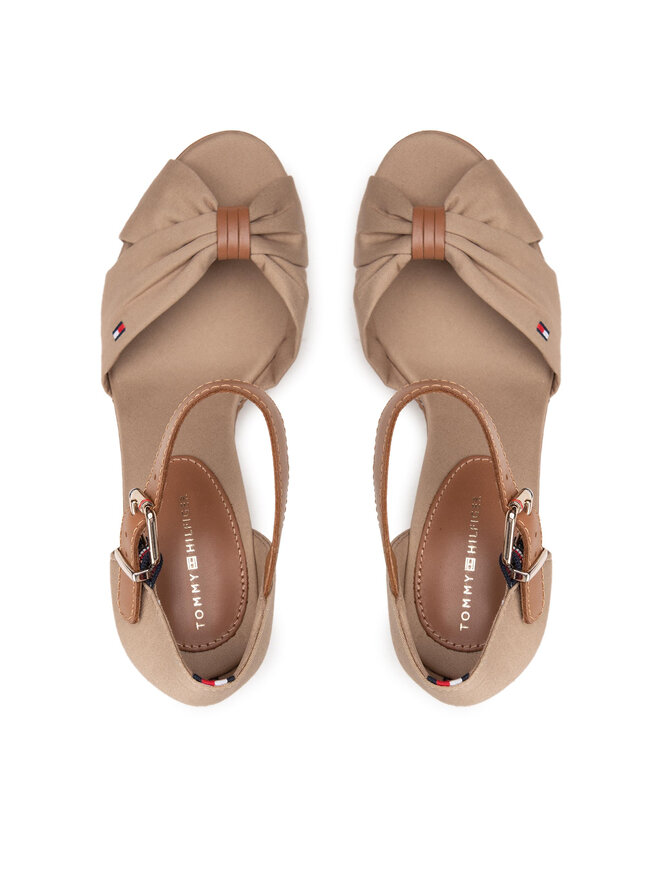 Tommy Hilfiger Espadrilles Tommy Hilfiger Iconic Elena Sandal FW0FW00905 Braun