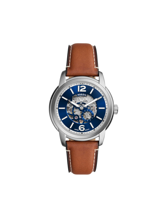 Reloj Fossil Heritage Automatic Skeleton ME3263 Marron zapatos.es