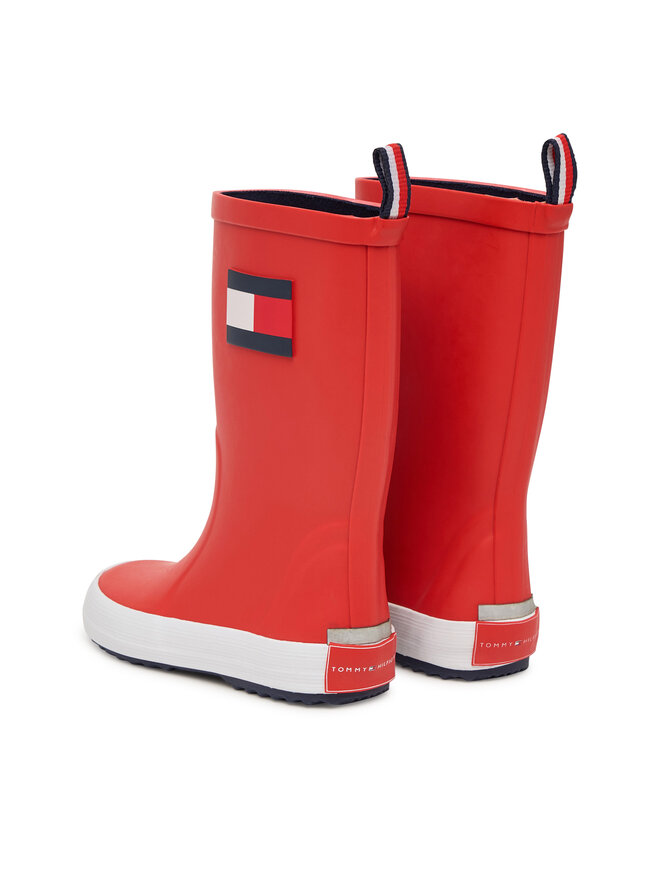Tommy Hilfiger Gummistiefel Tommy Hilfiger Flag Rain Boot T3XC-33923-0047 S Rot