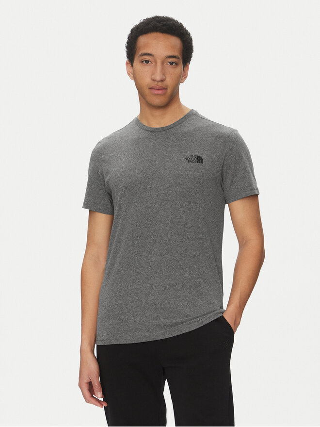 The North Face The North Face Marškinėliai Simple Dome Tee NF0A2TX5 Pilka Regular Fit