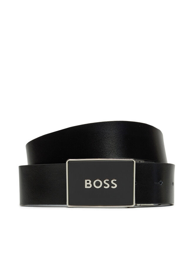 BOSS Чоловічий ремінь Boss Icon 50529690 Чорний