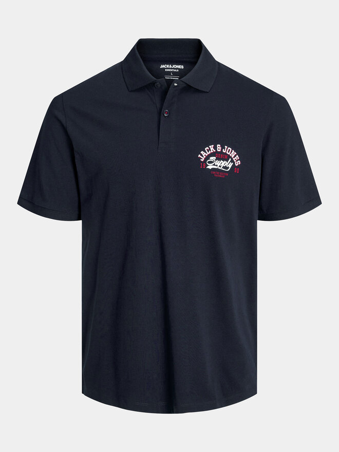 Jack&Jones Jack&Jones Pólóing Logo 12246692 Sötétkék Standard Fit