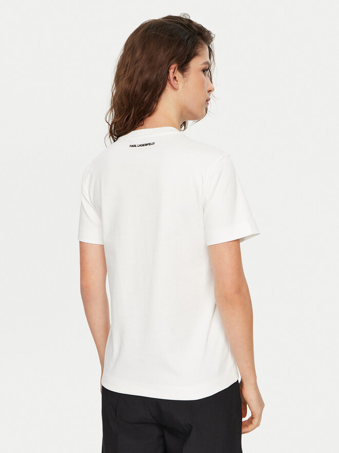 KARL LAGERFELD KARL LAGERFELD Camiseta A1W17021 Blanco Regular Fit