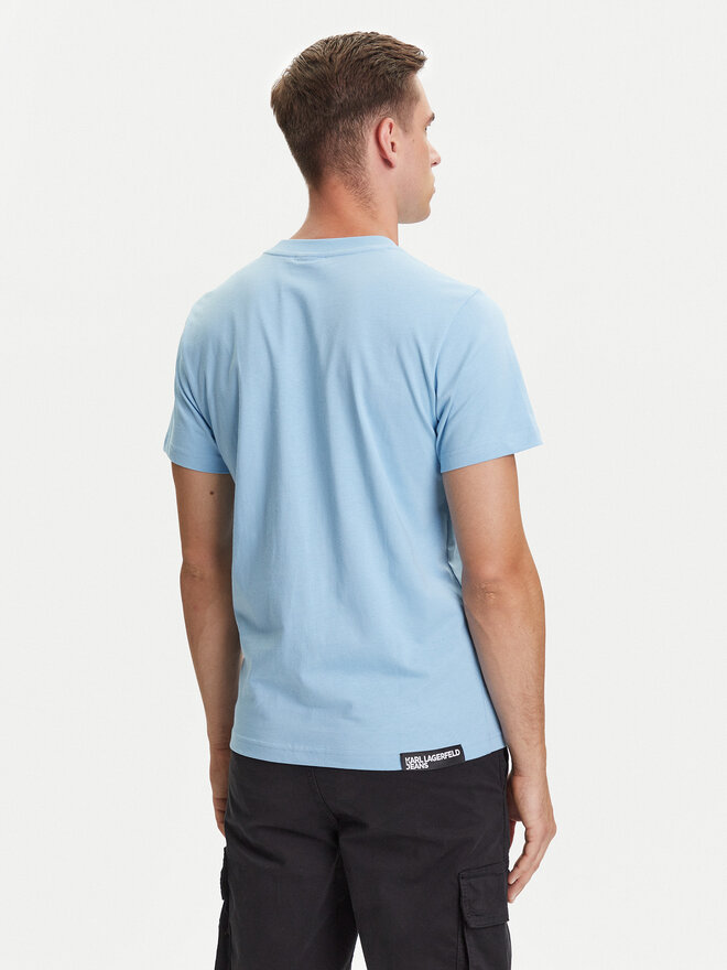 Karl Lagerfeld Jeans Karl Lagerfeld Jeans Camiseta A1M17003 Azul Slim Fit