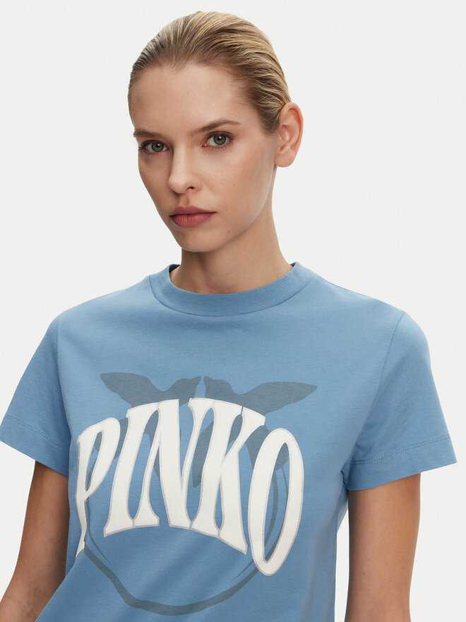 PINKO PINKO Camiseta Start Azul Regular Fit
