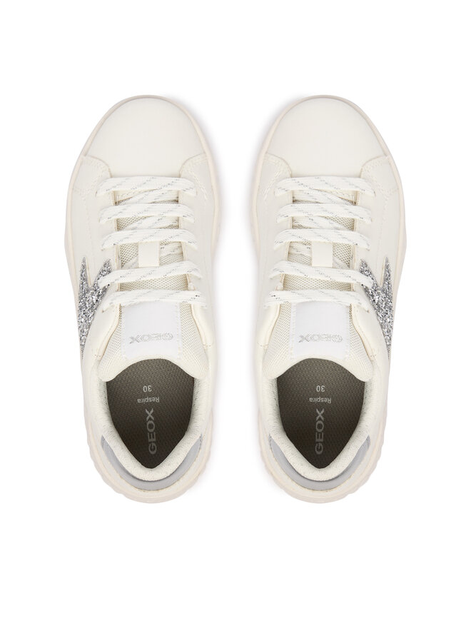 Geox Sneakers Geox J Mikiroshi Girl J45DVA 054EW C0007 S Weiß