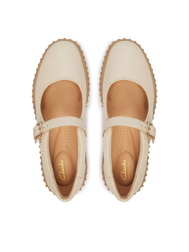 Clarks Туфлі Clarks Torhill Jane 26186305 Écru