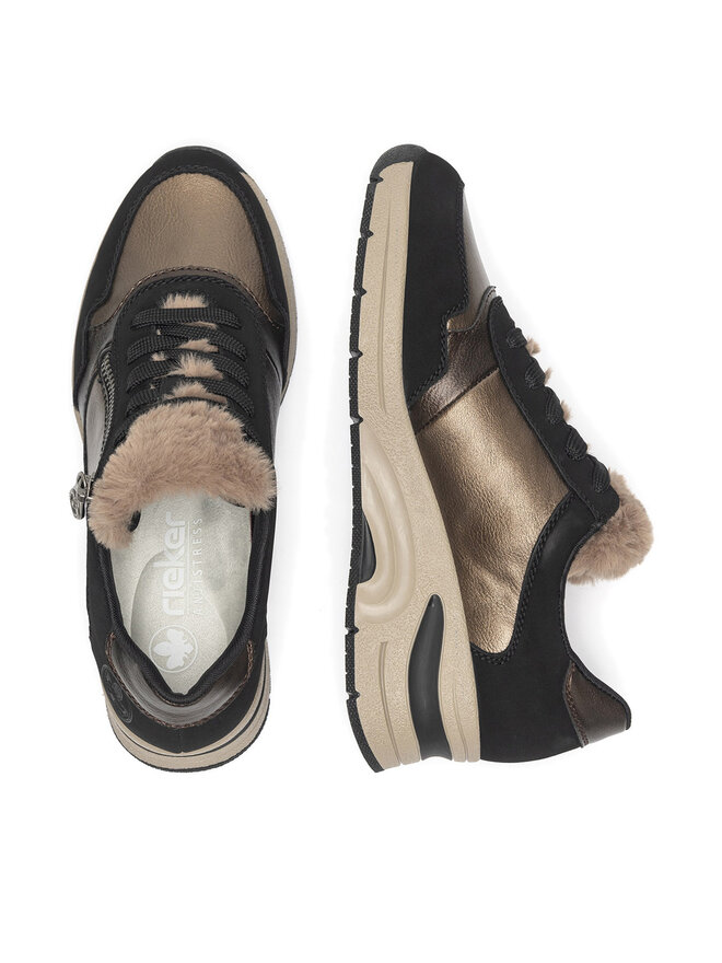 Rieker Halbschuhe Rieker N9301-90 Schwarz