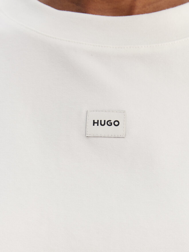 HUGO HUGO Футболка Signature 50556807 Білий Regular Fit