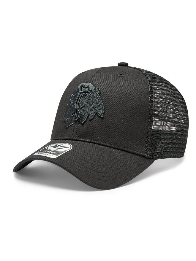 47 Brand Kšiltovka 47 Brand NHL Chicago Blackhawks Branson '47 MVP H-BRANS04CTP-BKC Černá