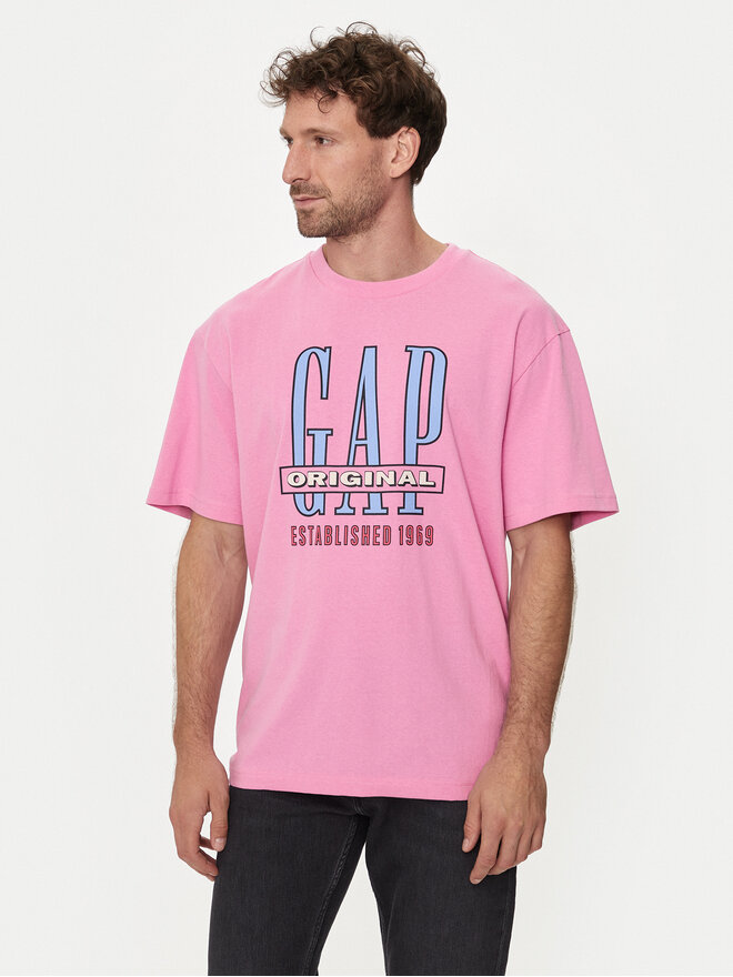 Gap Gap Camiseta 664006-05 Rosa Regular Fit
