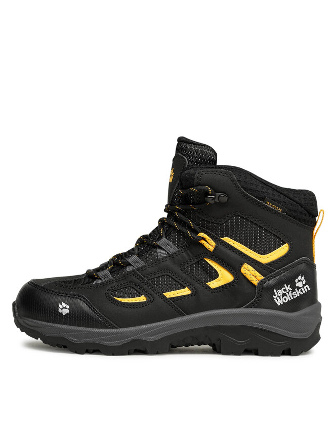 Jack Wolfskin Trekking čevlji Jack Wolfskin Vojo Texapore Mid K 4042181 Črna