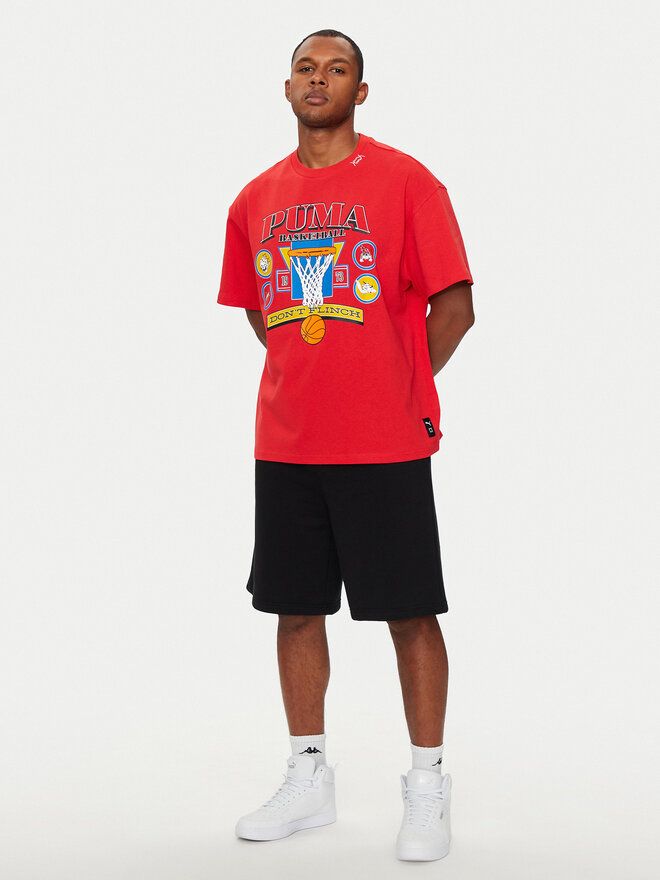 Puma Puma Camiseta Crowd Craze 2 627215 Rojo Oversize