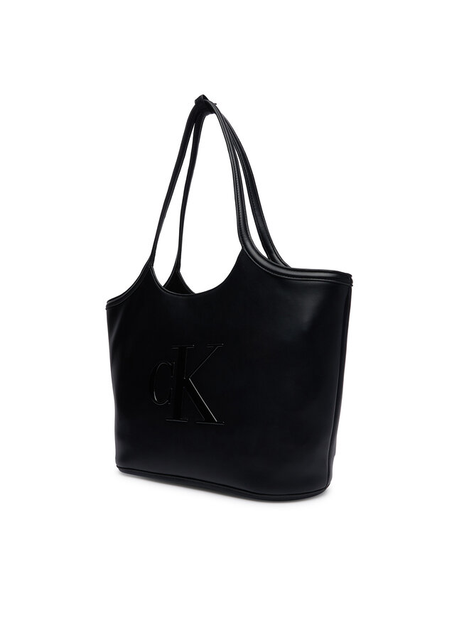 Calvin Klein Handtasche Calvin Klein Bold Ck LV04F3562G Schwarz