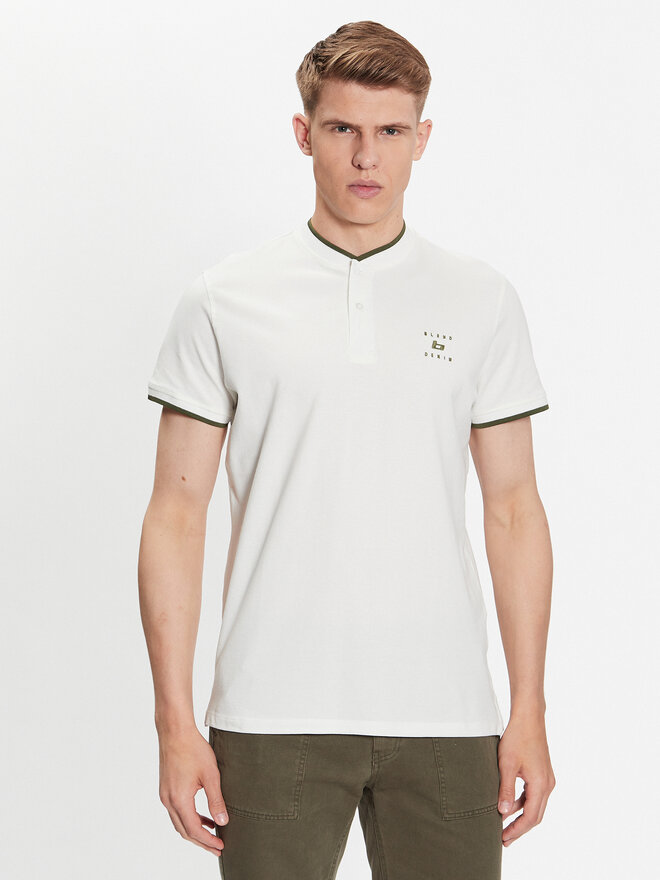 Blend Blend Poloshirt 20715179 Weiß Regular Fit