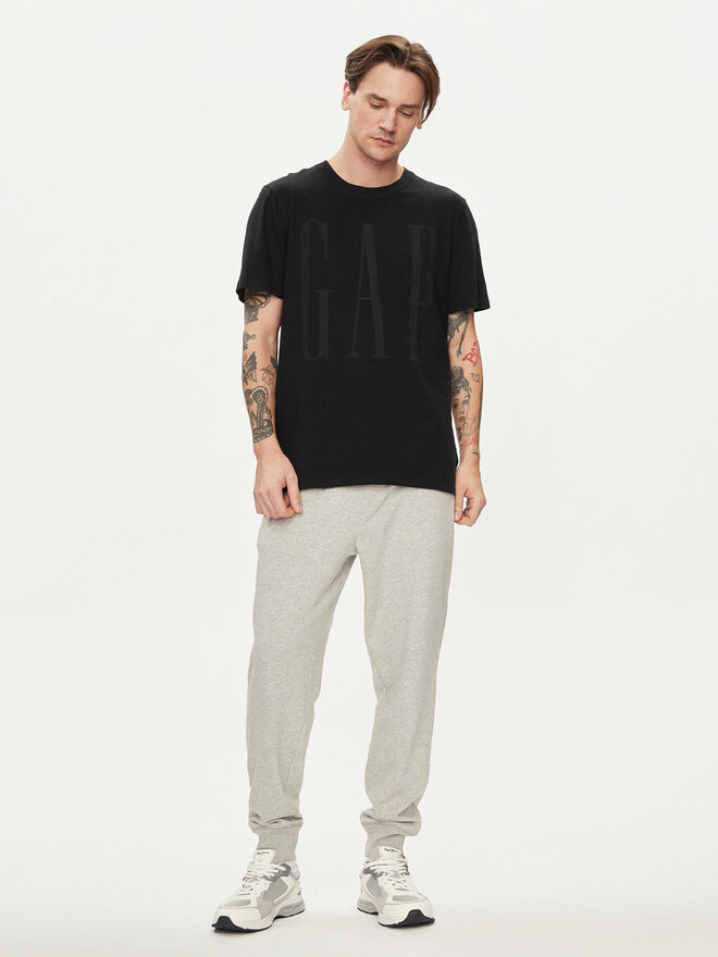Gap Gap Marškinėliai 866774-00 Juoda Regular Fit