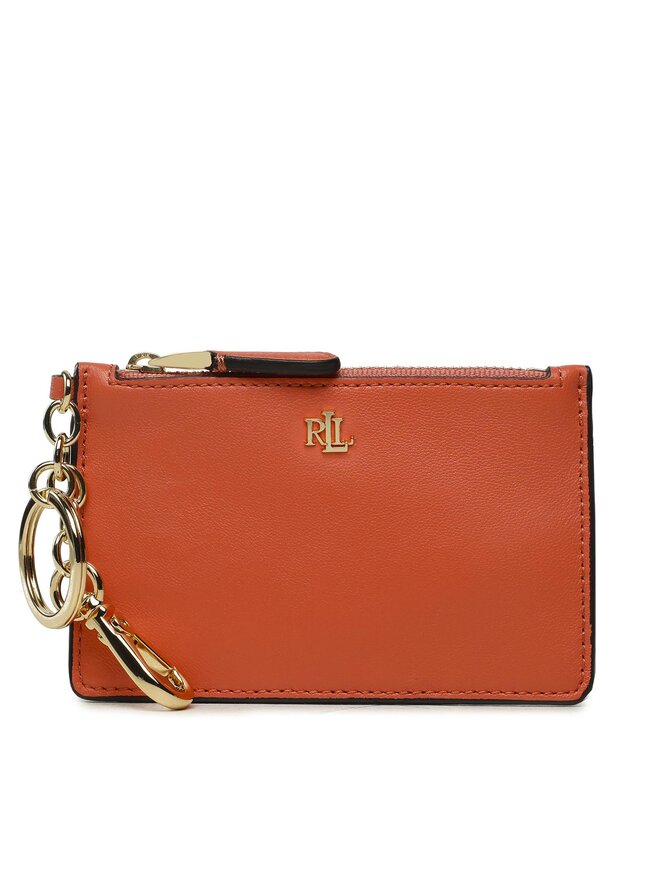 LAUREN RALPH LAUREN Etui za kreditne kartice Lauren Ralph Lauren Zip Card Cas 432891184003 Koral